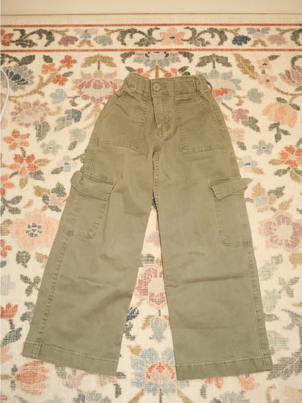 abercrombie kids Olive Green Cargo Pants